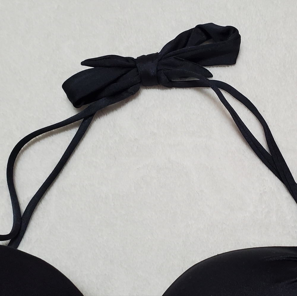 Victoria's Secret Longline Bombshell Miraculous Push-Up The Teeny Bikini Set 32D - Picture 4 of 16